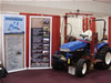 Mid South Farm and Gin show display with tractor